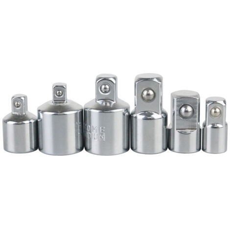 REDUCTEUR / AUGMENTATEUR / ADAPTATEUR CARRE 1/4-3/8-1/2 JEU DE 6