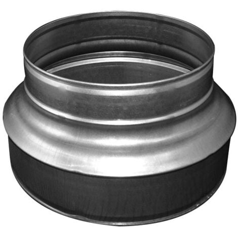 Réducteur de gaine Acier 200-150MM , conduit de ventilation