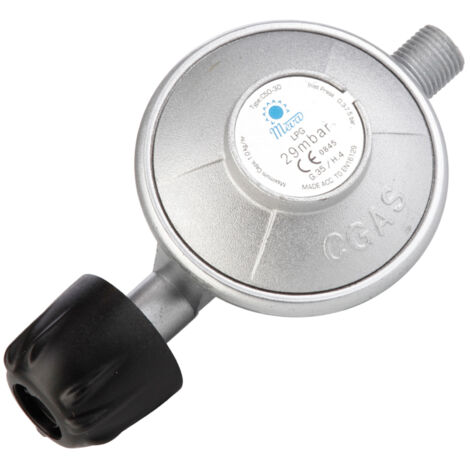 Réducteur de gaz, régulateur de pression de gaz pour cartouches de gaz 7/16