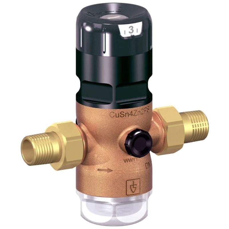 Thermador - Réducteur de pression 1'1/4 (33/42) Mâle Mâle corps bronze sans plomb