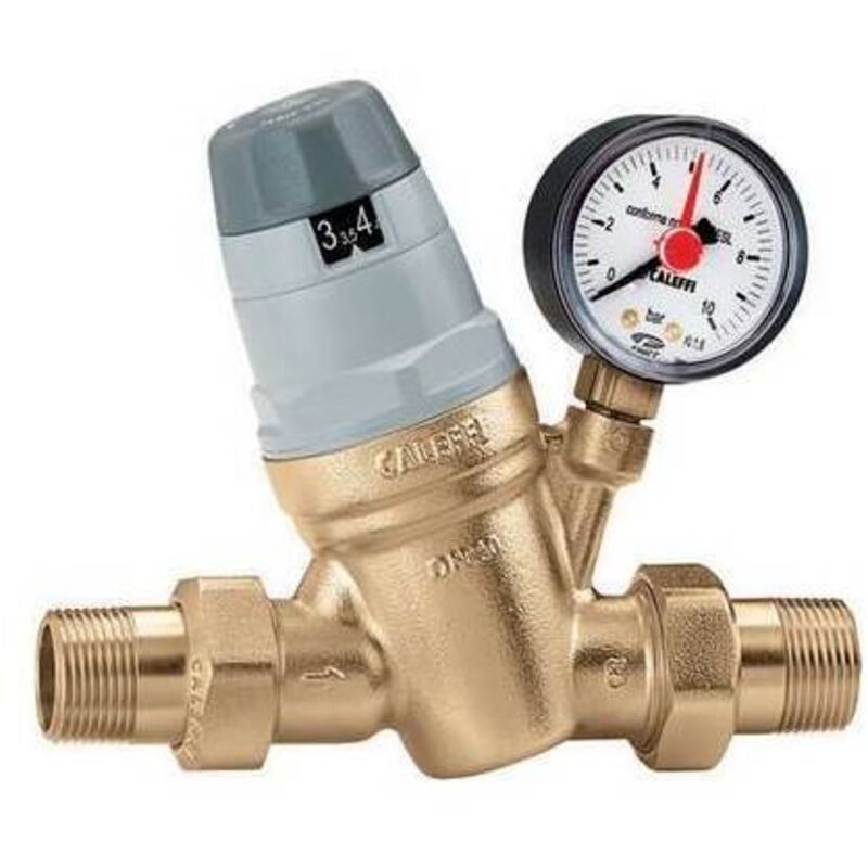 Caleffi - Réducteur de pression avec manomètre pré-réglable