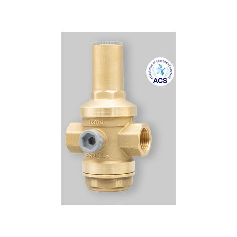 Réducteur de pression d'eau à piston Pn 40 Ff 1/2"