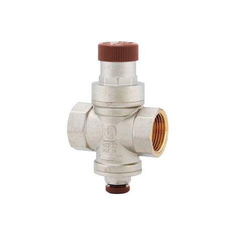 Réducteur de pression laiton nickelé 3/4'' BSP – Pression réglable 1-4 bar – Protection appareils contre surpression – Température max 80°C – Itap