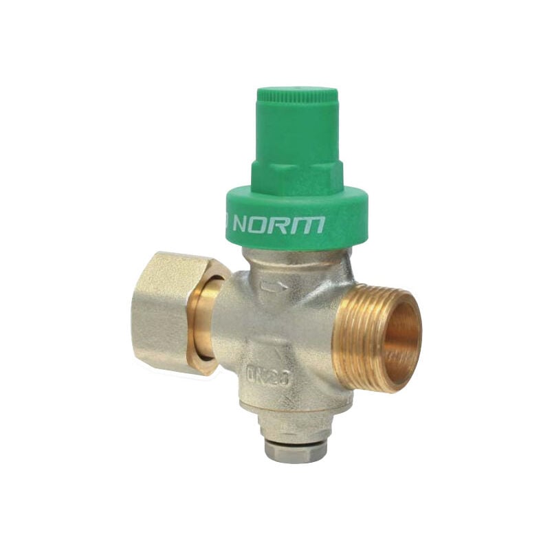 Somatherm - Réducteur de pression à piston pronorm - Femelle écrou libre 3/4'(20/27) - Mâle 3/4'(20/27) - Maxi 10 bars