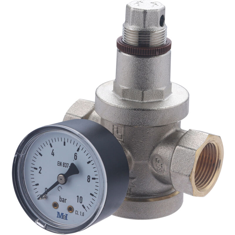 Noyon&thiebault - Réducteur de pression Femelle avec manomètre F3/4