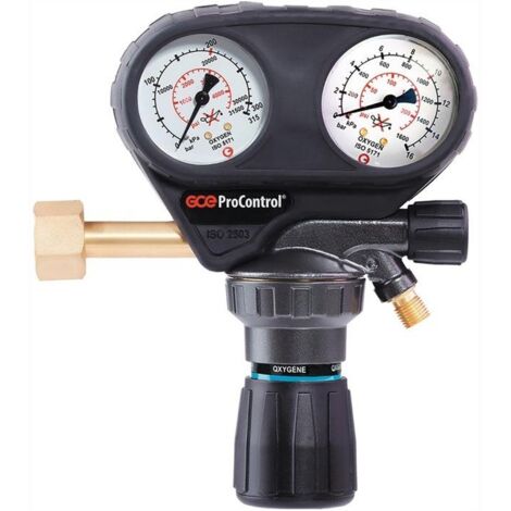 Réducteur de pression pour bouteille d'oxygène ProControl 200 bar, à 1 étape