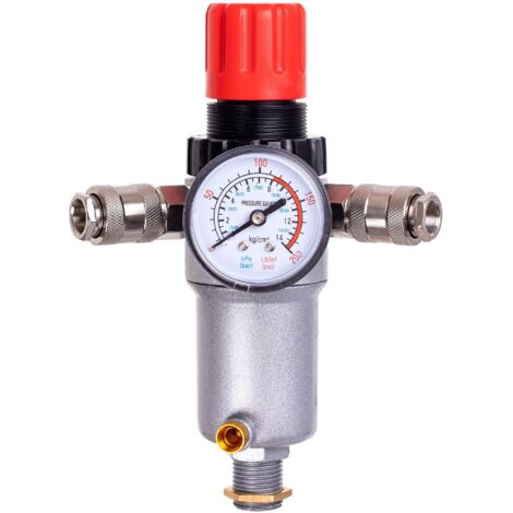 Réducteur de pression vertical pour compresseur de filtre 1/2"