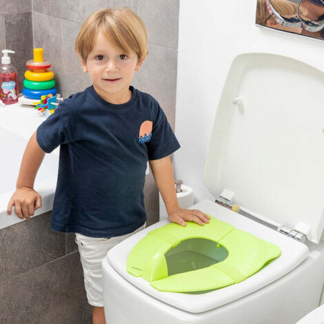 Réducteur WC Enfant Avec Marches - Siège Réglable Et Pliable Pour Apprentissage Propreté