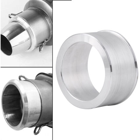 Réducteur de tuyau d'échappement motocross 60mm à 51mm en aluminium pour silencieux