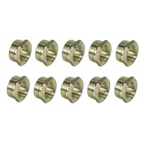 RÉDUCTEUR EN LAITON 1"X 1/2"