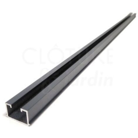 Réducteur JARDICLOS - Poteau Aluminium Gris Anthracite - 0,60 mètre