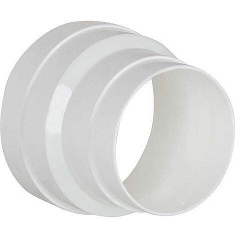Reduction 100/125 mm blanc