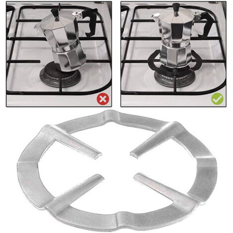 Réduction Acier 2pcs Reducer 14cm Cooker Hob Grill Grey