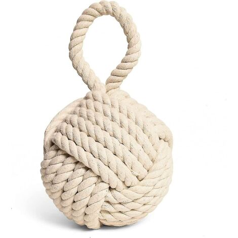 Réduction, Arrêt de porte en corde, arrêt de porte lesté, arrêt de porte nautique noué