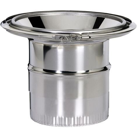Réduction conique inox émaillé, diamètre 150 / 230 mm - Réduction conique inox émaillé, diamètre 150 / 230 mm.