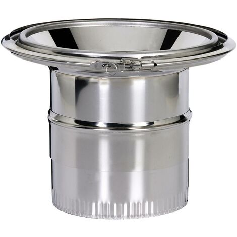 Réduction conique inox émaillé, diamètre 150 / 230 mm - Réduction conique inox émaillé, diamètre 150 / 230 mm.