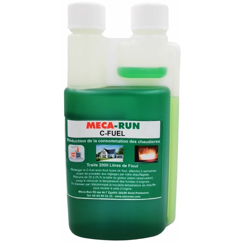 Réduction de la consommation des chaudières c-fuel 500ml Mecarun