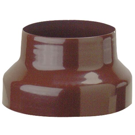 Réduction des tuyaux émaillés pour poêles en acier en porcelaine 14/12 maroon