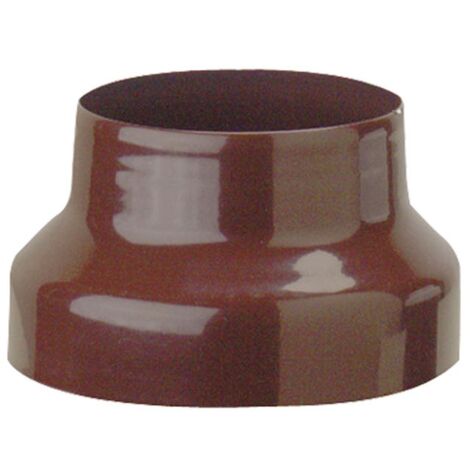 Réduction des tuyaux émaillés pour poêles en acier en porcelaine 14/13 maroon