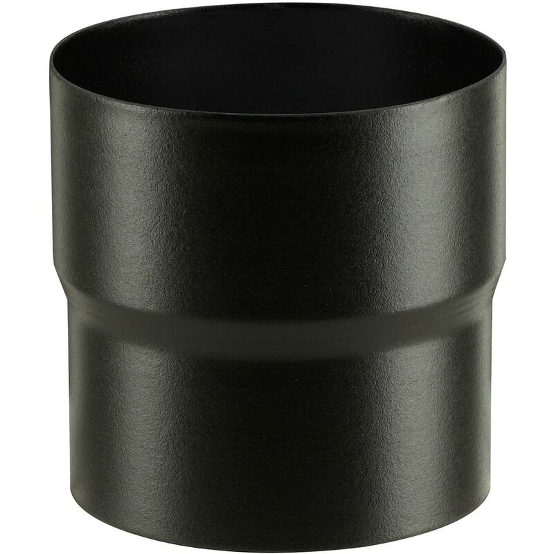 Réduction émaillée pour poêle à bois - Réduction rd - Diamètre : 150 f raccordement buse - Diamètre : 139 - Couleur : Noir Mat