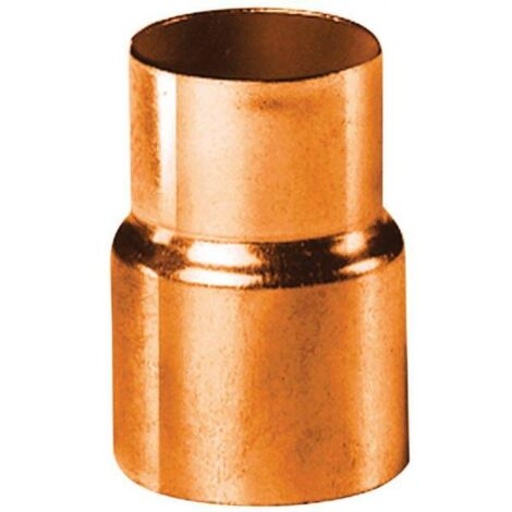 réduction en cuivre à souder - femelle 16 mm vers femelle 12 mm - sachet de 2