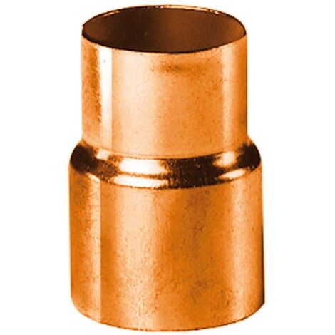 réduction en cuivre à souder - femelle 22 mm vers femelle 12 mm - sachet de 2