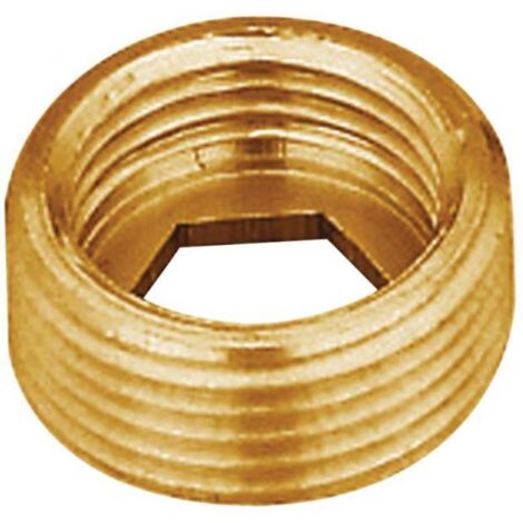 réduction en laiton à visser - portée intérieure - mâle 15 x 21 vers femelle 12 x 17 - sachet de 2