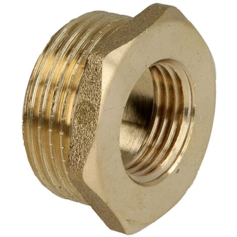 Réduction FM/FF 1’’ x 1/2’’ avec hexagonal laiton nu