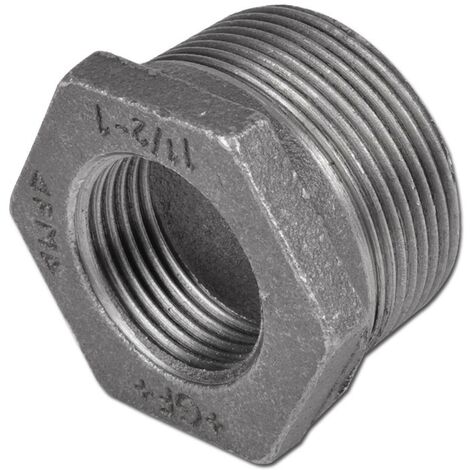 Réduction fonte galva MF - Diamètre : M1 1/4'' - F3/4''