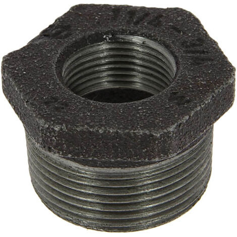 Réduction fonte noir Mâle 1"1/4 Femelle 3/4