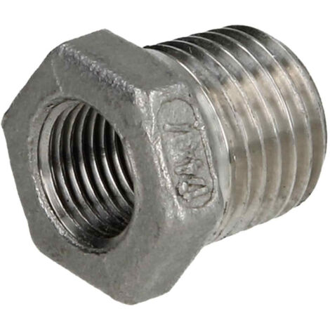 Réduction inox à visser en M3 x F2