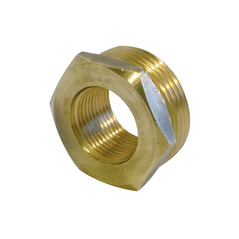 Réduction tête héxagonale laiton à visser mf - Diamètre : M3/4'' - F3/8''