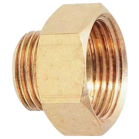 RIQUIER Réduction laiton brut FM 6pans joint plat - 246G F40x49 M26x34