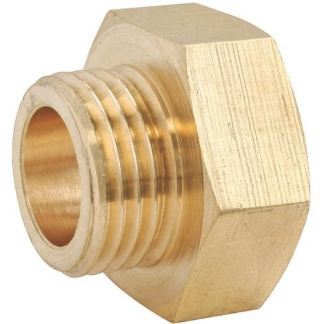 SOMATHERM FOR YOU Réduction laiton brut - Mâle 12/17-Femelle 20/27 - Sachet 2 pièces