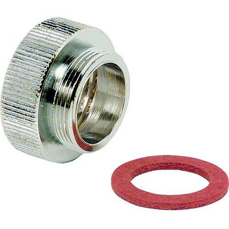 Reduction laiton chrome fem 3/4", mâle M 22x1 BG