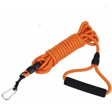 Réduction, Longe pour chien, Longe pour, 5m Laisse de dressage pour chien de 10 m de long, idéale pour la randonnée, le camping, l'entraînement, la plage, adaptée aux chiens de petite et moyenne tail