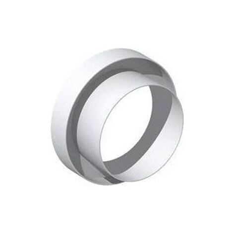 Réduction plate RP 100-80 pour conduits rigides ronds PVC - ø100mm à ø80mm