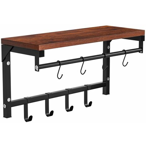 Ergosolid PG26 - Etagère murale double, support rack de rangement