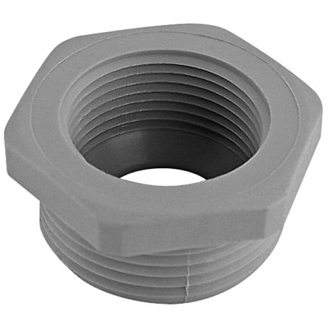 réduction pour presse étoupe - en polyamide - iso32 vers iso20 - gris - blm distribution 132202