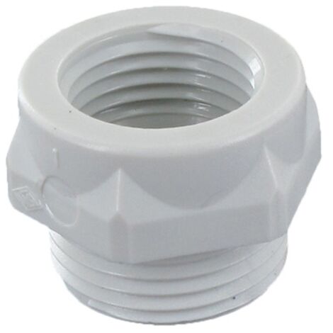 réduction pour presse étoupe - en polyamide - pg16 vers pg13 - gris - blm distribution 116132