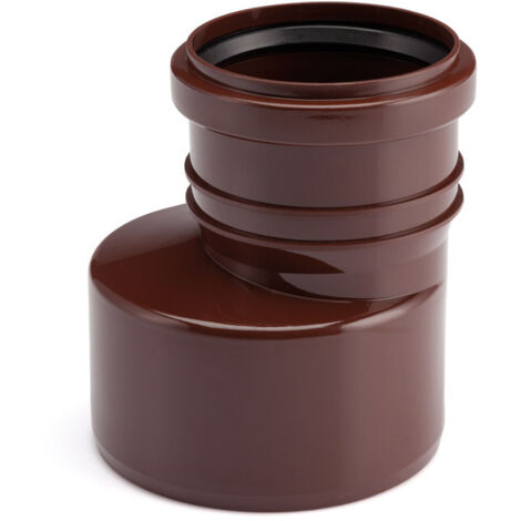 Réduction PP dn110X75 marron, pour système de drainage de gouttières