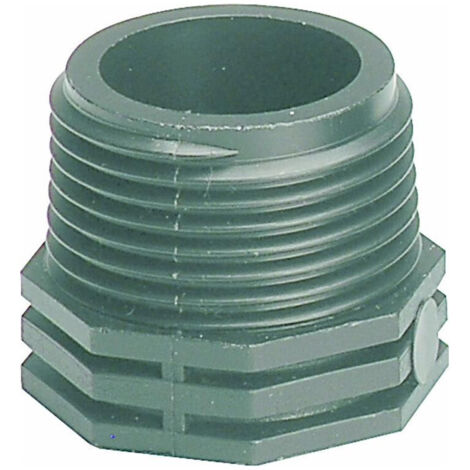 Réduction PVC à visser Male 1'' vers Fem. 3/4'' à visser (Lot de 2)