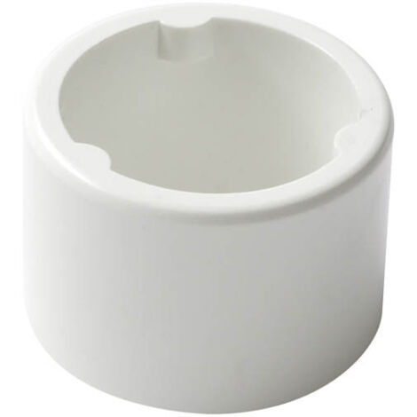 Nicoll – Réduction PVC blanc mâle-femelle Ø40x32 mm – Raccord d'évacuation lisse – Emboîtement total pour raccordement esthétique