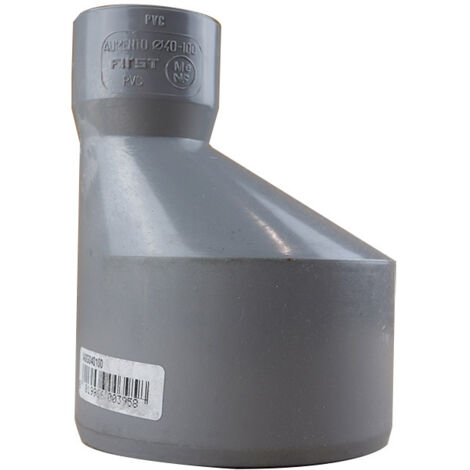 Réduction PVC excentrée Mâle Femelle 100/40 - First Plast