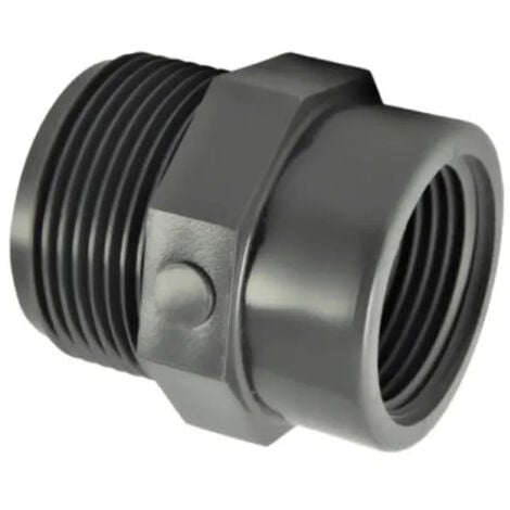 CENTROCOM Réduction PVC pression à visser mâle 26x34 (1"), femelle 20x27 (3/4")