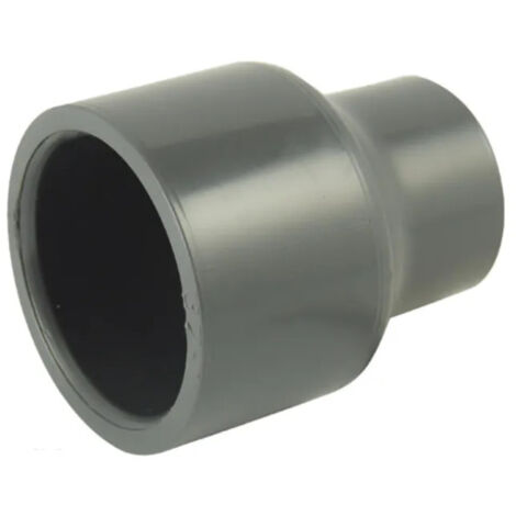 Réduction PVC pression mâle 40 mm – femelle 20 mm – mâle 32 mm – Étanchéité optimale pour adduction d'eau – Conforme norme EN 1452
