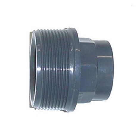 Réduction PVC pression mâle/femelle à visser – Filetage 40/49 – Taraudage 33/42 – Raccord léger pour transport de liquides – Sorodist