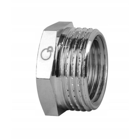 REDUCTOR CROMADO 1/2 X 3/8 PULGADA CROMADO