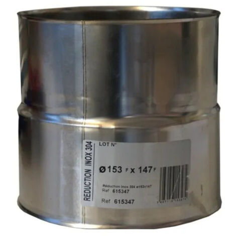 Reductor de acero inoxidable 304: 153FX147F