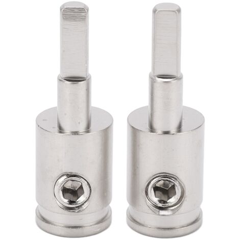 Reductor de cable de audio de 2 piezas de 4GA a 8GA para amplificador, latón niquelado.